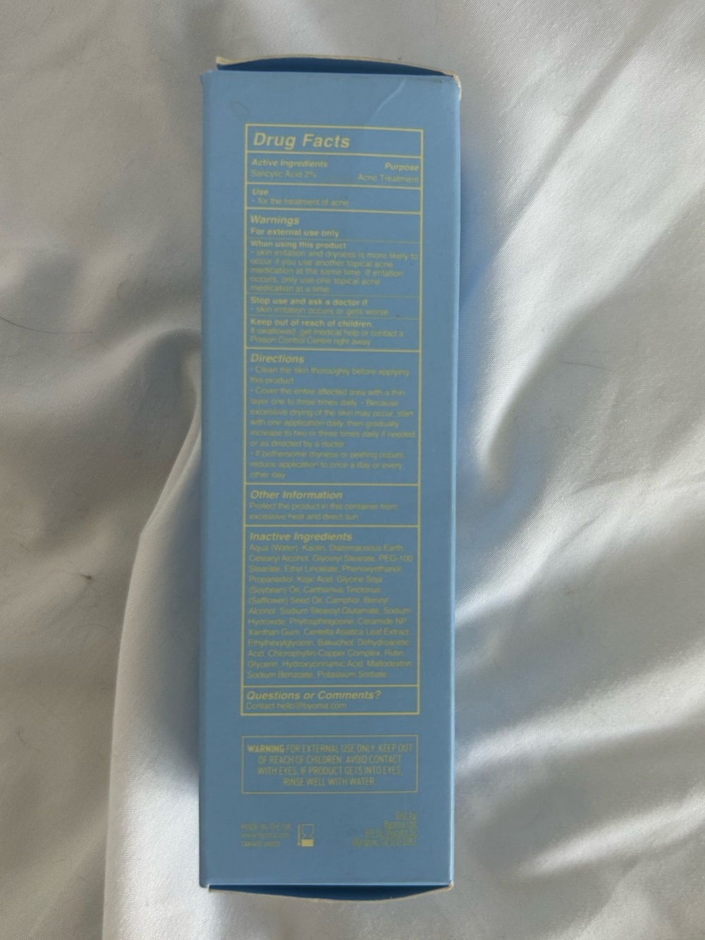 NWT BYOMA Blemish Acne Treatment Spot Paste - Picture 3 of 5